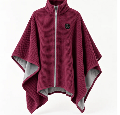 Heated Poncho: 8 Hours of Cozy Warmth