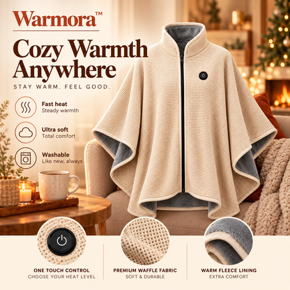 Heated Poncho: 8 Hours of Cozy Warmth